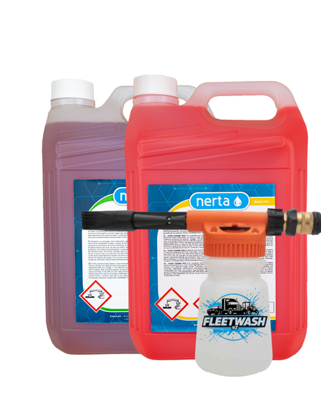Nerta Power Wash- Wash & Wax Combo (for garden hose)